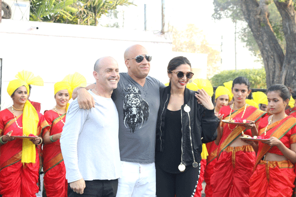 Photo : Vin Diesel welcomed in India with 