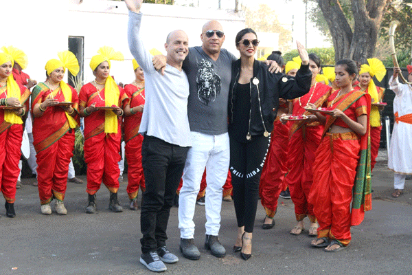 Photo : Vin Diesel welcomed in India with 
