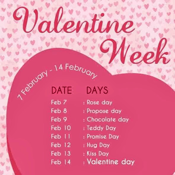 Valentine Week List 2017 : Here is Complete List Of Valentine Week...