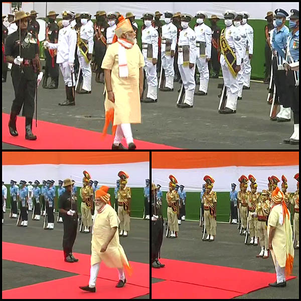 74th Independence Day: PM Modi unfurls tricolour at Red Fort