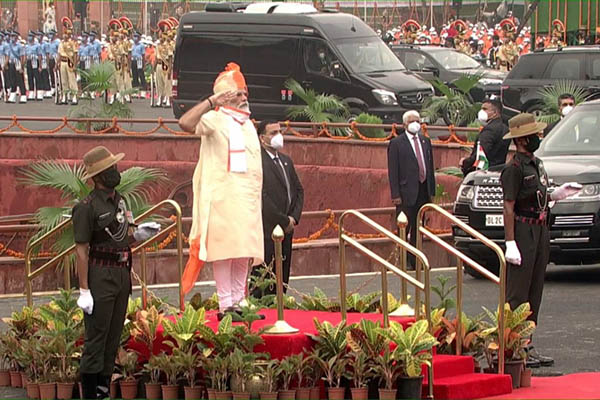 74th Independence Day: PM Modi unfurls tricolour at Red Fort