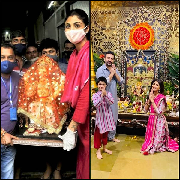 Bollywood celebs welcome Ganpati Bappa at home