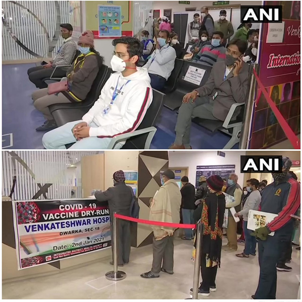 In Photos: Indiaâ€™s massive COVID-19 vaccination dry run across 259 centres