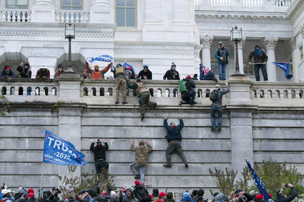 Photos: Chaos in Washington as Trump supporters storm US Senate