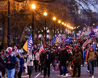 Photos: Chaos in Washington as Trump supporters storm US Senate