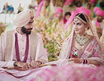 Indian pacer Jasprit Bumrah marries sports presenter Sanjana Ganesan - Check first pics Indian pacer Jasprit Bumrah marries sports presenter Sanjana Ganesan - Check first pics