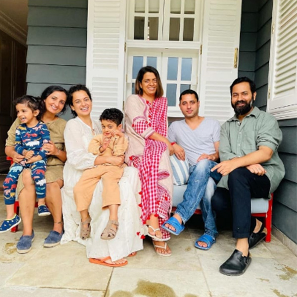 PHOTOS: Kangana Ranaut spends time with family after recovering from Covid