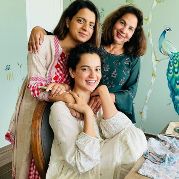 PHOTOS: Kangana Ranaut spends time with family after recovering from Covid