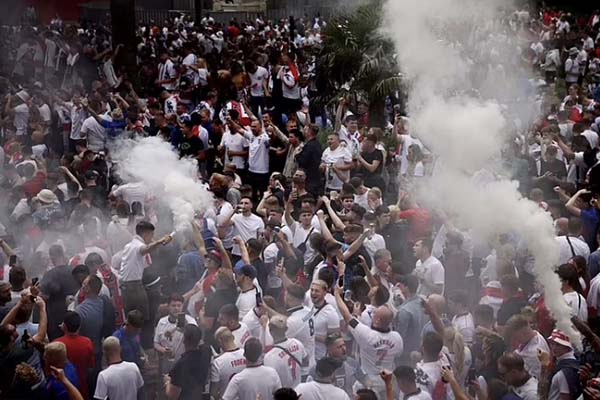 Wembley chaos: How England fans indulged in racism and violence after Euro 2020 final loss (PHOTOS)