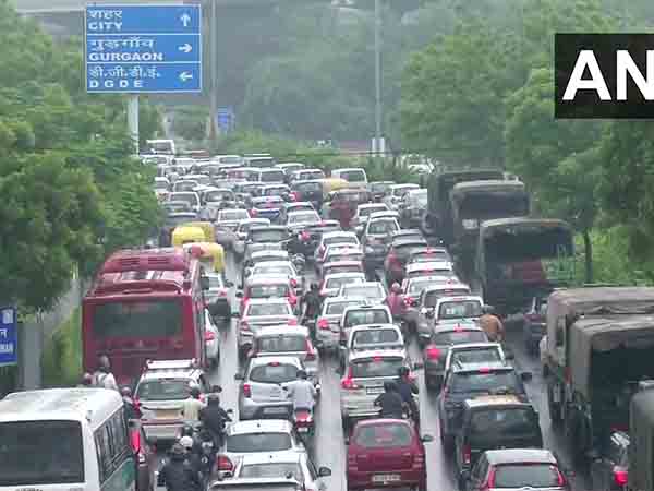 IN PICS | Heavy rainfall lashes Delhi as IMD issues orange alert, waterlogged streets seen across NCR
