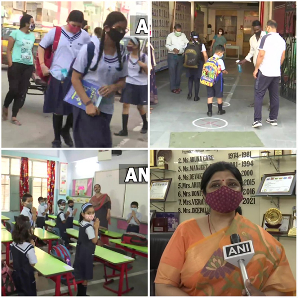 In pics: Schools reopen in India, students back in classes in many states after months