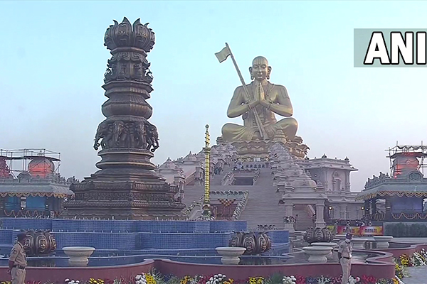 PM Modi unveils 216-feet tall Statue of Equality in Hyderabad (PHOTOS)
