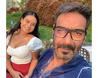 Ajay Devgn with daughter Nysa