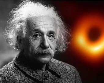 A spinning binary radio pulsar proves Einstein