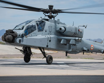 1st batch of 4 Apache helicopters to arrive in India today