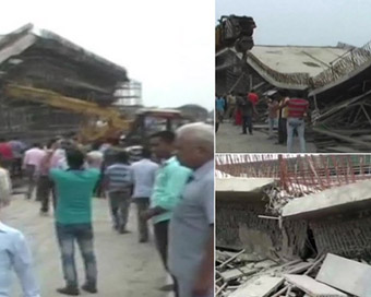 1 injured in UP under-construction flyover collapse