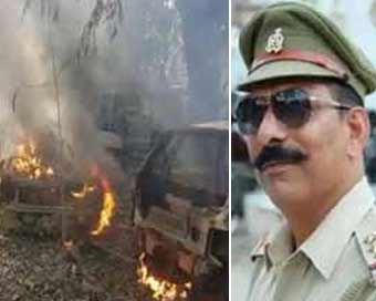 Bulandshahr violence, Inspector S.K. Singh (file photo)