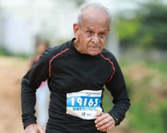 Want to be role model for youngsters, says 92-year-old runner