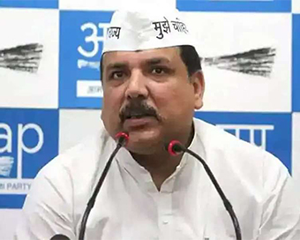 Aam aadmi Party (AAP) MP Sanjay Singh (file photo)