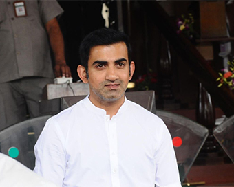 Cricketer-turned-politician Gautam Gambhir (file photo)