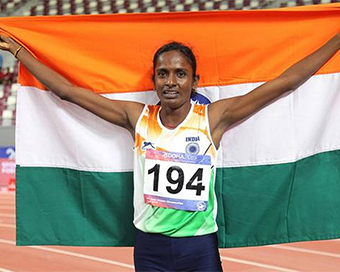Indian runner Gomathi Marimuthu