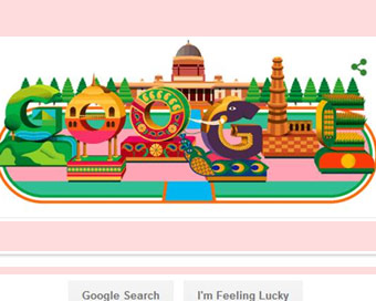 Google displays colourful doodle to mark 70th R-Day