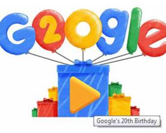 Google celebrates 20 years