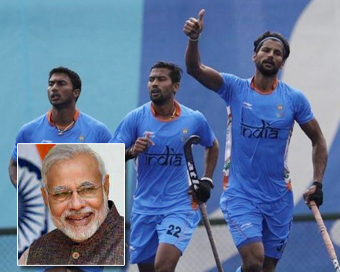 PM Modi congratulates Indian Hockey team