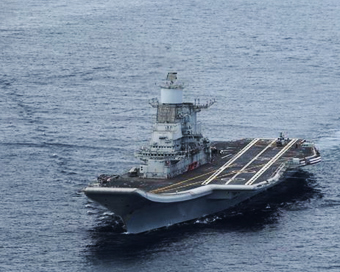 INS Vikramaditya catches fire, naval officer dies (File photo)