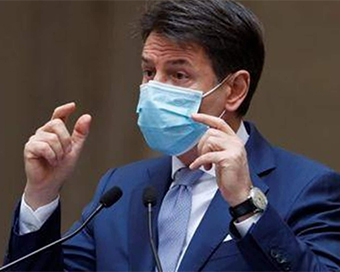 Italian PM Giuseppe Conte