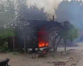 Three killed in property dispute, houses set on fire in UP’s Kaushambi