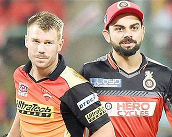 David Warner and Virat Kohli