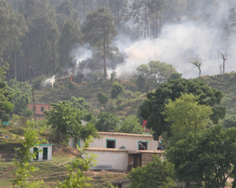 Cross border firing underway in Jammu and Kashmir