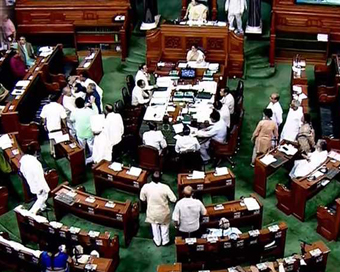 LS adjourned till noon after uproar over Delhi violence