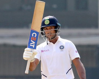 Indore Test: Mayank notches up second double ton in style