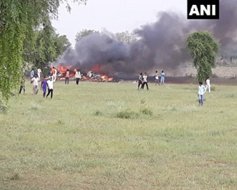 IAF MiG crashes near Jodhpur
