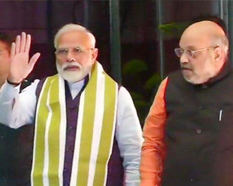 PM Modi, Amit Shah take big lead