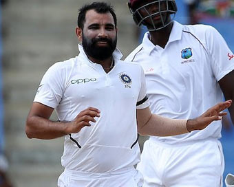 Indian pacer Mohammed Shami