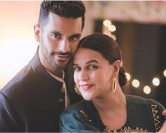 Neha Dhupia with hubby Angad Bedi (file photo)