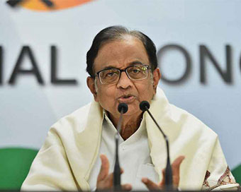 Former Union Finance Minister P. Chidambaram (file photo)