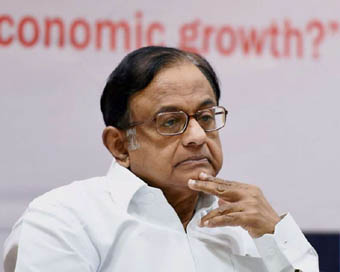 Former union Minister P. Chidambaram (file photo)