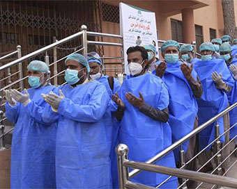Spike in coronavirus cases in Pakistan, tally mounts to 34,337