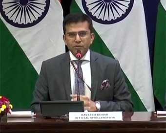 External Affairs Ministry spokesman Raveesh Kumar