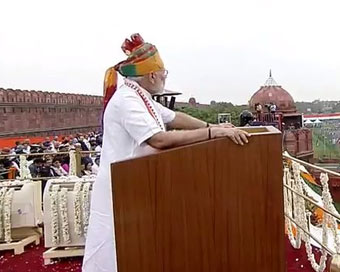 Incident free Independence Day celebration at Red Fort