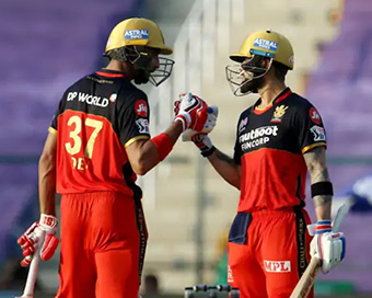 RCB beat RR by 8 wickets