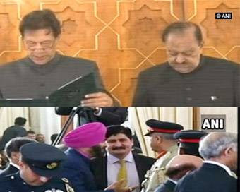 Imran Khan takes oath as 22nd Pakistani PM