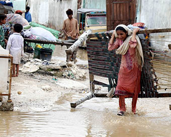 Heavy rains in Pakistan