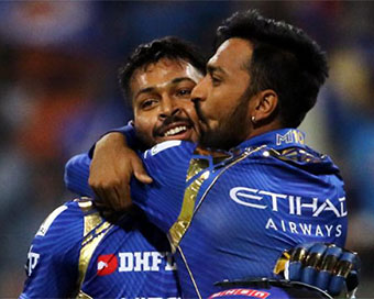 Brothers Hardik Pandya and Krunal Pandya