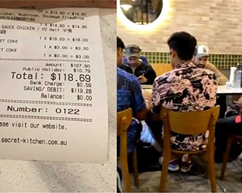 Fan pays Melbourne restaurant bill of Rohit, Pant, Gill, Saini