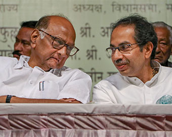 Sharad Pawar and Uddhav Thackeray (file photo)